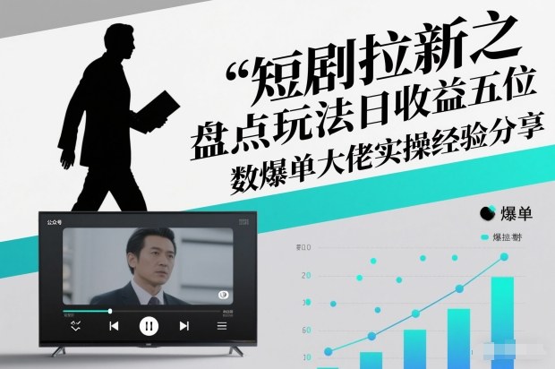 短剧拉新之盘点玩法日收益五位数爆单大佬实操经验分享-黑猫科技云网创