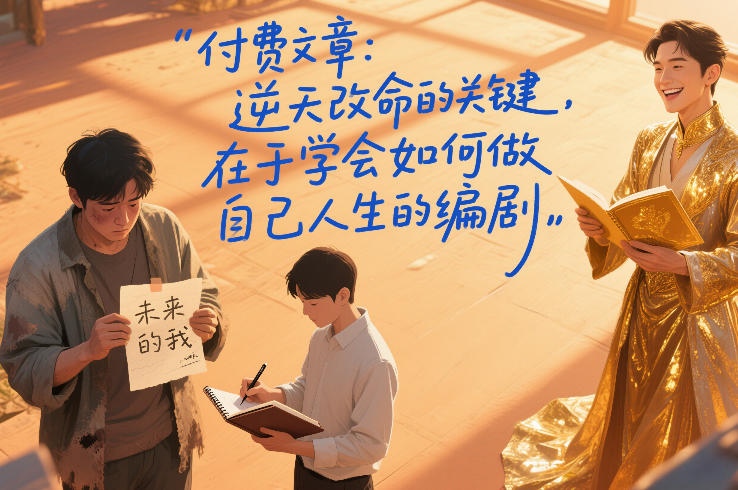 付费文章：逆天改命的关键，在于学会如何做自己人生的编剧-黑猫科技云网创