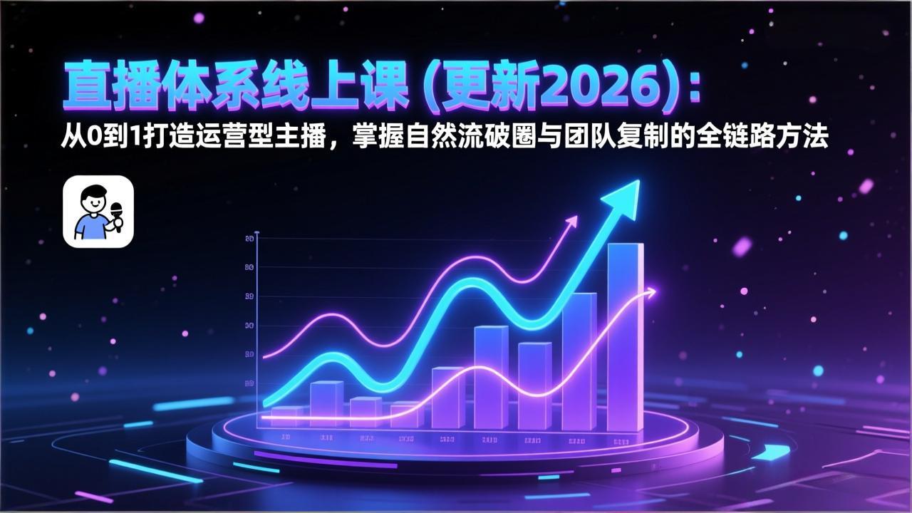 直播体系线上课(更新2026-黑猫科技云网创
