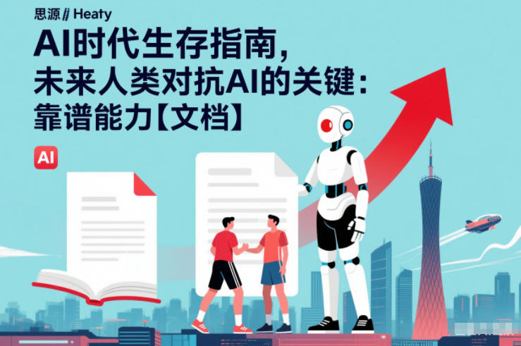 AI时代生存指南，未来人类对抗AI的关键：靠谱能力【文档】-黑猫科技云网创