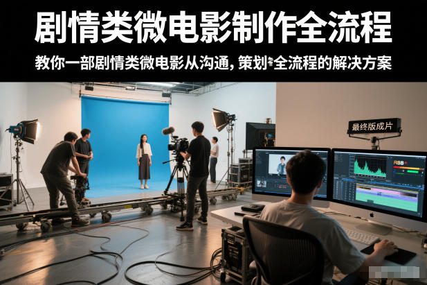 剧情类微电影制作全流程，教你一部剧情类微电影从沟通，策划到拍摄制作全流程的解决方案-黑猫科技云网创