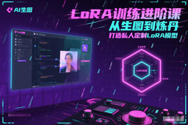 LoRA训练进阶课，从生图到炼丹，打造私人定制LoRA模型-黑猫科技云网创