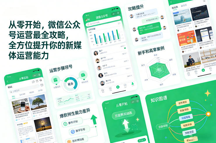 从零开始，微信公众号运营最全攻略，全方位提升你的新媒体运营能力-黑猫科技云网创