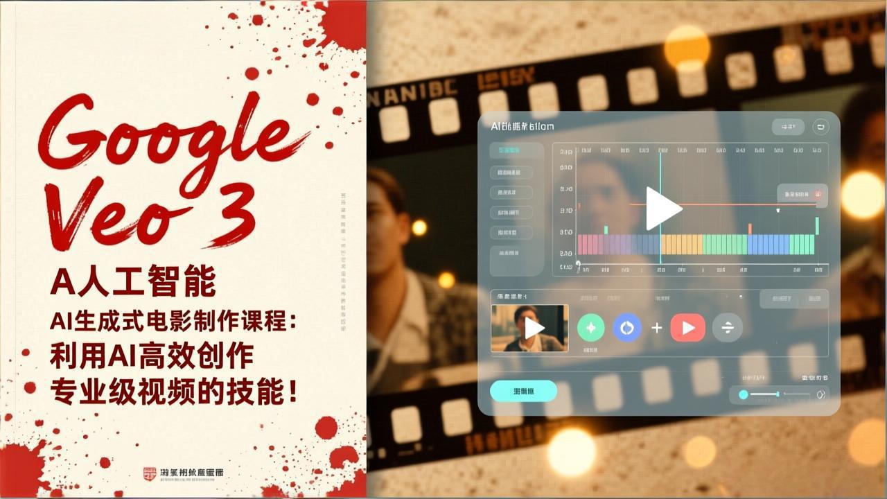 Google Veo 3人工智能AI生成式电影制作课程：利用AI高效创作专业级视频的技能！-黑猫科技云网创