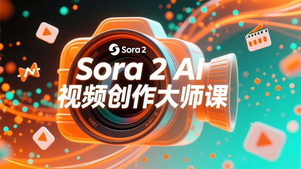 如何利用Sora 2创建流行AI人工智能视频大师班教程：掌握创作全流程，产出百万播放内容-黑猫科技云网创