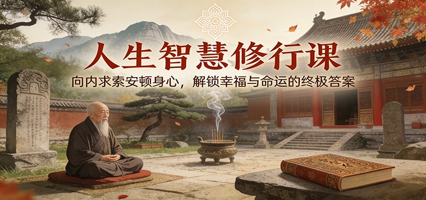 人生智慧修行课：向内求索安顿身心，解锁幸福与命运的终极答案-黑猫科技云网创