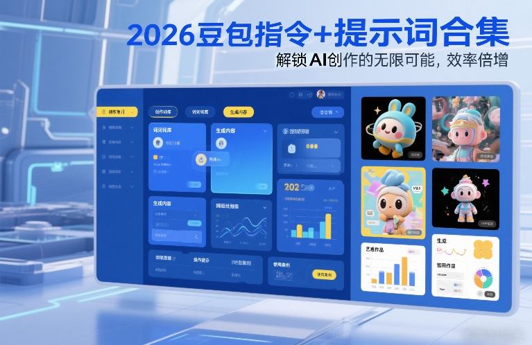 2026豆包指令+提示词合集，解锁AI创作的无限可能，效率倍增-黑猫科技云网创