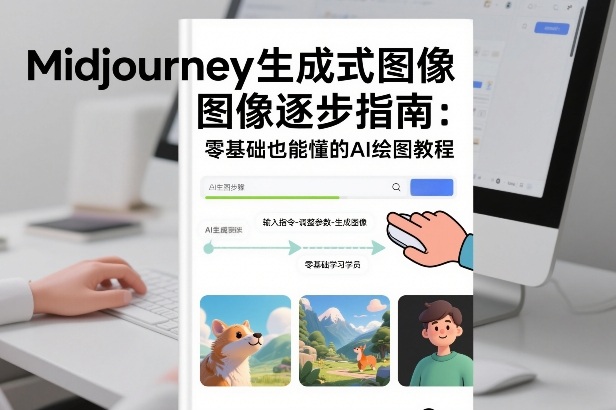 Midjourney生成式图像逐步指南：零基础也能懂的AI绘图教程-黑猫科技云网创
