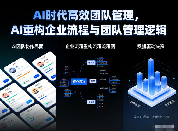 AI时代高效团队管理，AI重构企业流程与团队管理逻辑-黑猫科技云网创